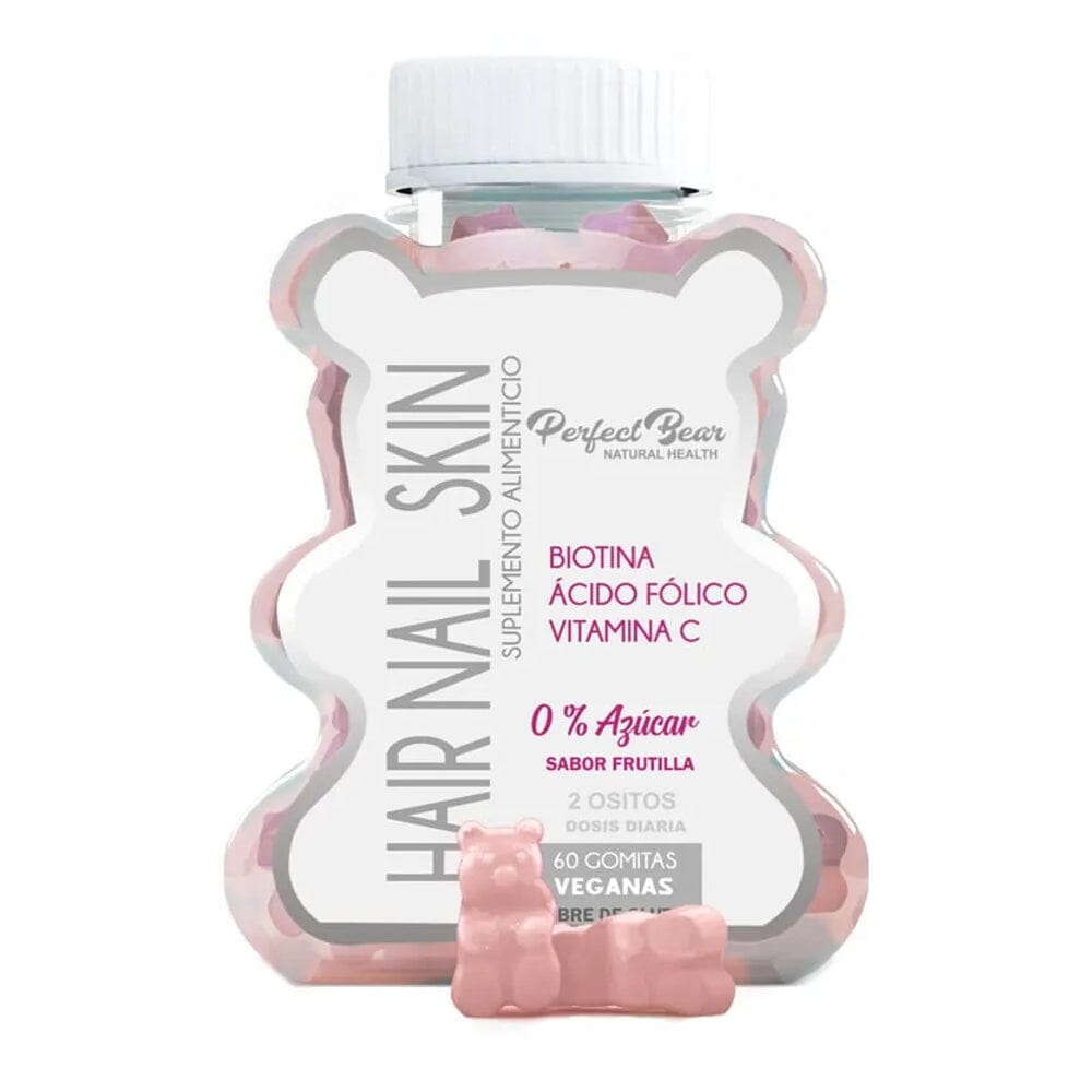 Hair Nail Skin "Biotina, Ac. Folico y Vit. C" x 60 gomitas Perfect Bear